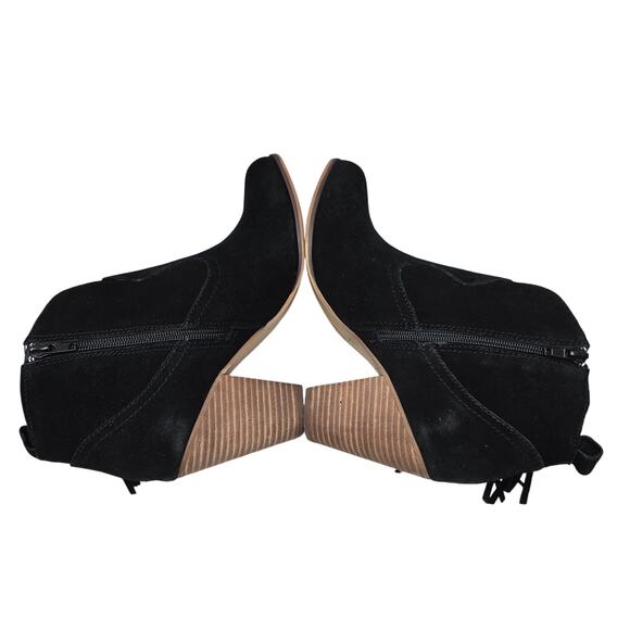 Steve Madden Ohio Boot Bootie 9.5 Western Fringe Cowgirl Festival Equestrian - Picture 7 of 10